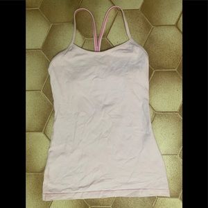 Baby pink Lululemon Tank Power Y